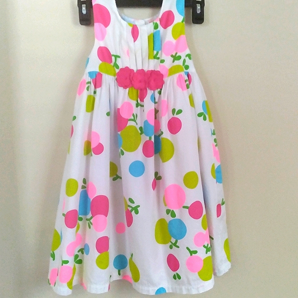 Carter's Colorful Polka Dot Girls Summer Party Dress Size 6